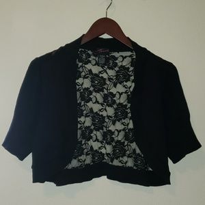 Torrid black lace shrug